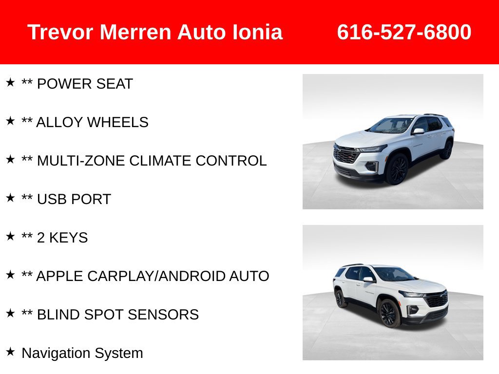 Used 2023 Chevrolet Traverse RS AWD/4WD image 20
