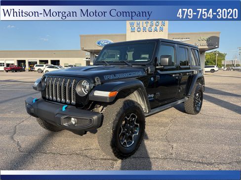 Used 2022 Jeep Wrangler Unlimited Rubicon 4xe w/ Cold Weather Group AWD/4WD image 1