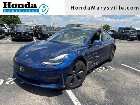 Used 2021 Tesla Model 3 Long Range AWD/4WD image 1