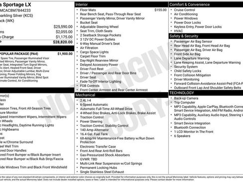 Used 2021 Kia Sportage LX w/ LX AWD Popular Package image 34