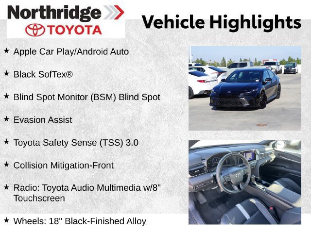 Used 2025 Toyota Camry SE FWD image 2