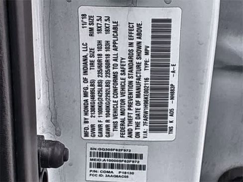 Used 2019 Honda CR-V Touring image 39