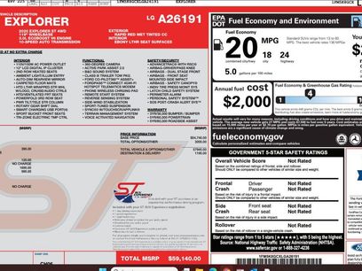 Certified 2020 Ford Explorer ST w/ Premium Technology Package