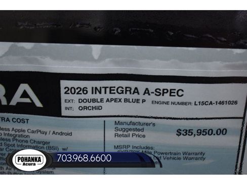New 2026 Acura Integra A-Spec image 34