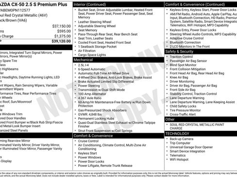 Used 2023 MAZDA CX-50 AWD 2.5 S w/ Premium Plus Pkg image 4