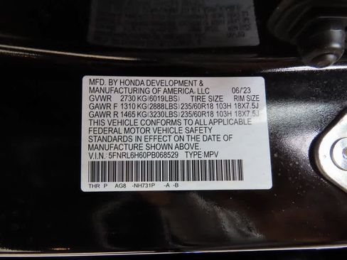 Certified 2023 Honda Odyssey EX-L image 28