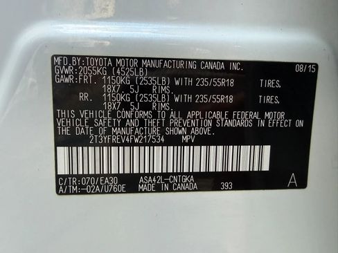 Used 2015 Toyota RAV4 Limited w/ Technology Package image 35