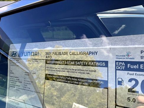 New 2026 Hyundai Palisade Calligraphy image 14