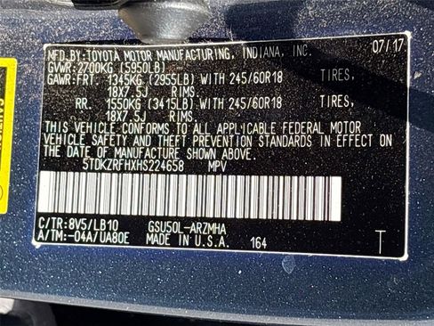 Used 2017 Toyota Highlander XLE FWD image 33