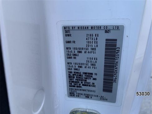 Used 2021 Nissan NV200 S w/ Back Door Glass Package FWD image 21