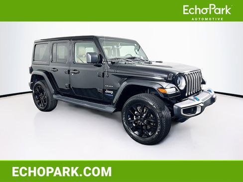 Used 2022 Jeep Wrangler Sahara w/ Cold Weather Group image 1