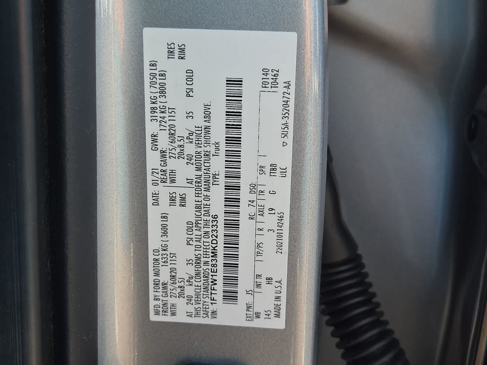 Used 2021 Ford F150 Lariat w/ Equipment Group 502A High AWD/4WD image 29