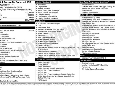 Certified 2025 Buick Encore GX Preferred FWD image 2