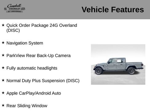 Used 2023 Jeep Gladiator Overland AWD/4WD image 5