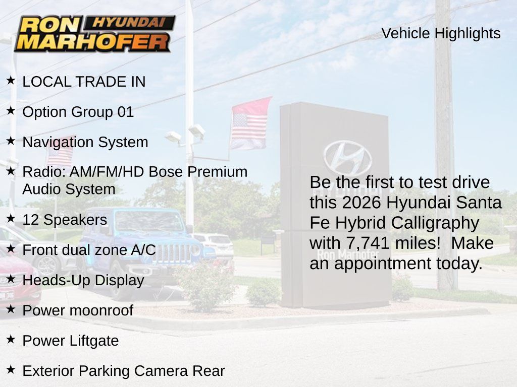 Used 2026 Hyundai Santa Fe Calligraphy FWD image 2