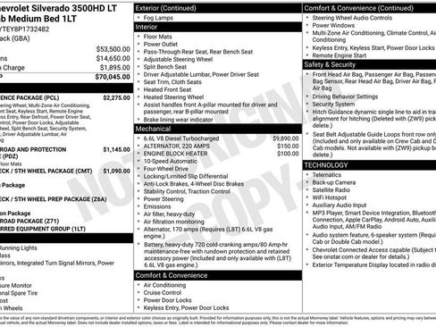 Used 2023 Chevrolet Silverado 3500 LT w/ Convenience Package AWD/4WD image 3
