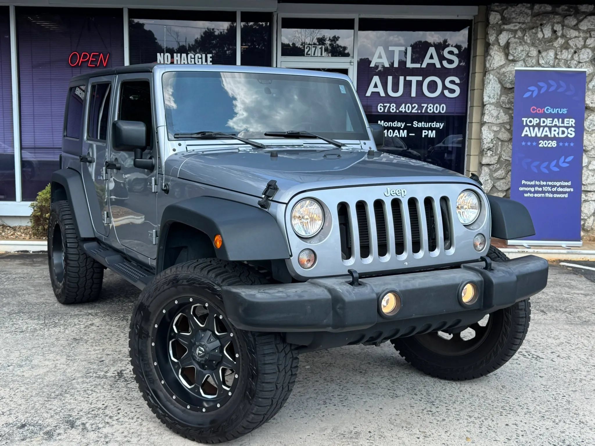 Used 2017 Jeep Wrangler Unlimited Sport w/ Quick Order Package 24S AWD/4WD image 1