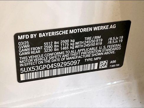 Certified 2025 BMW X3 xDrive30i w/ Premium Package image 33