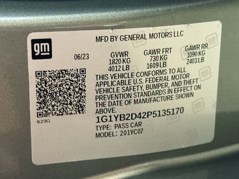 Used 2023 Chevrolet Corvette Stingray Preferred Cpe w/ Battery Protection Package RWD image 28