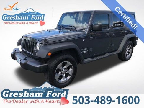 Used 2017 Jeep Wrangler Unlimited Sport w/ Max Tow Package AWD/4WD image 1