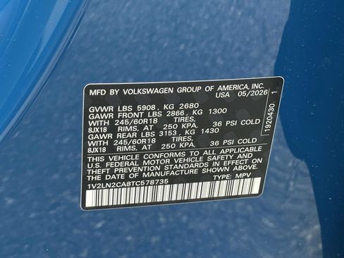 New 2026 Volkswagen Atlas SE AWD/4WD image 16