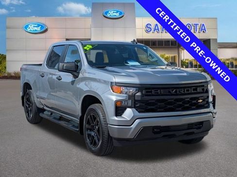Used 2025 Chevrolet Silverado 1500 Custom AWD/4WD image 1