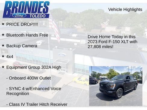 Used 2023 Ford F150 XLT w/ Equipment Group 302A High AWD/4WD image 5