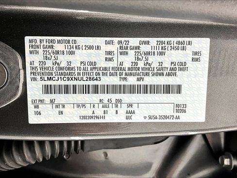 Used 2022 Lincoln Corsair FWD image 35