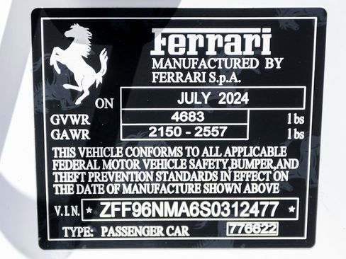 Certified 2025 Ferrari SF90 Spider AWD/4WD image 21