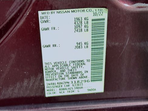 Used 2023 Nissan Altima 2.5 SV image 12