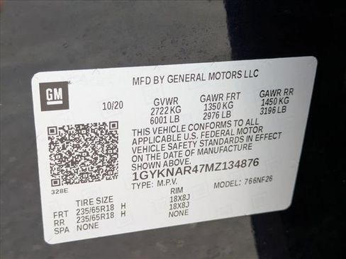 Used 2021 Cadillac XT5 Luxury w/ LPO, Floor Liner Package FWD image 16