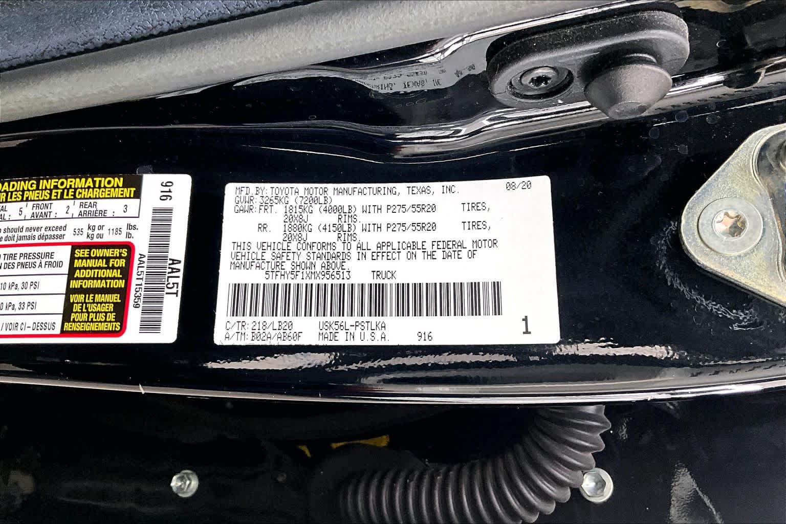 Used 2021 Toyota Tundra Limited w/ Limited Premium Package AWD/4WD image 34