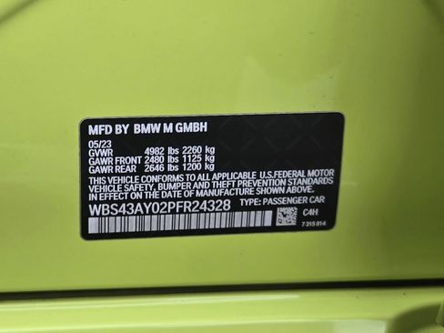 Used 2023 BMW M3 Competition w/ M Carbon Exterior Package image 49