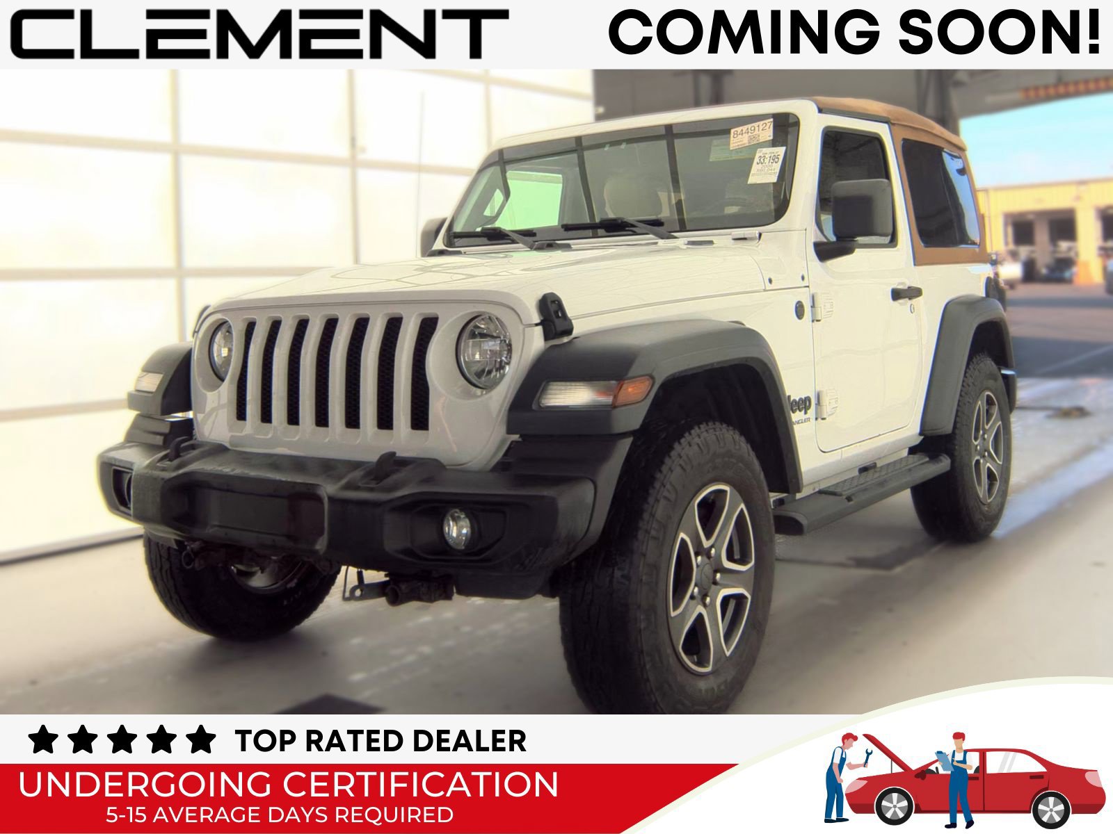 Used 2020 Jeep Wrangler Sport AWD/4WD image 1