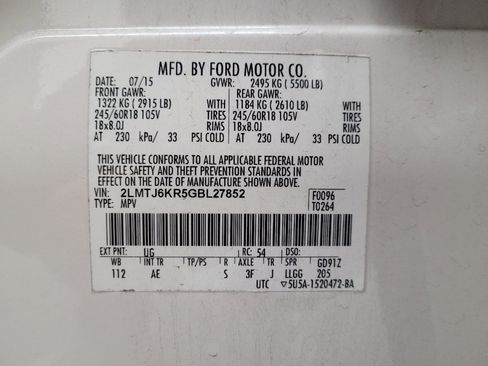 Used 2016 Lincoln MKX Select w/ Select Plus Package image 33