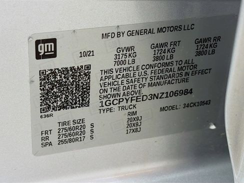 Used 2022 Chevrolet Silverado 1500 LT Trail Boss w/ Convenience Package II image 33