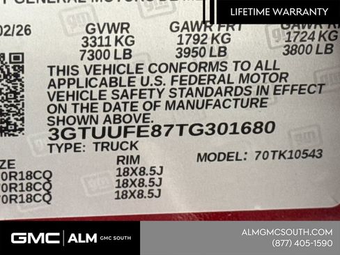 New 2026 GMC Sierra 1500 AT4X AWD/4WD image 36