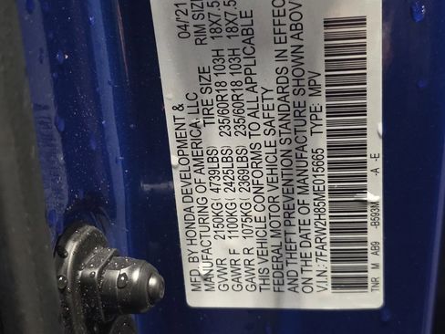 Used 2021 Honda CR-V EX-L image 38