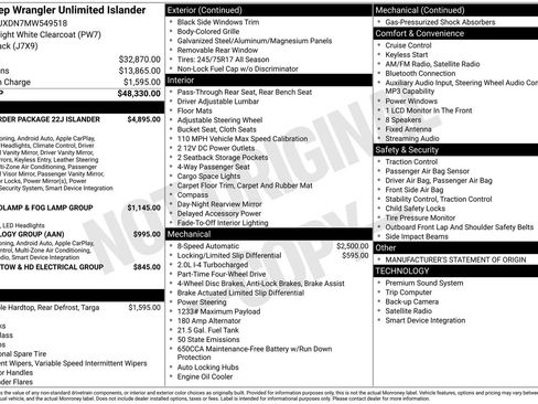 Used 2021 Jeep Wrangler Unlimited Sport AWD/4WD image 3