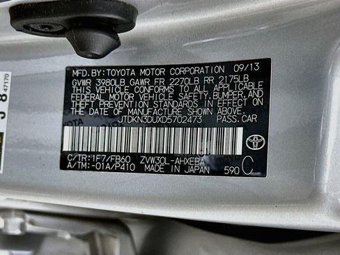Used 2013 Toyota Prius Two FWD image 12