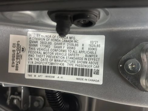Used 2021 Honda Civic EX-L image 23