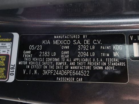 Used 2023 Kia Forte LXS FWD image 44