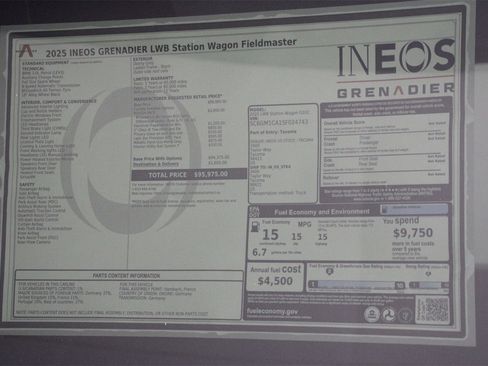 New 2025 INEOS Grenadier Fieldmaster Edition image 23