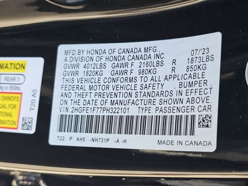 Used 2023 Honda Civic EX image 14