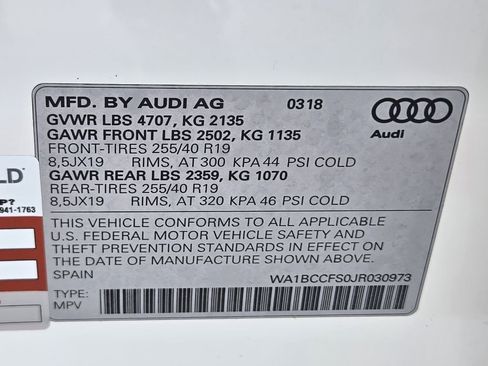 Used 2018 Audi Q3 2.0T Premium image 32
