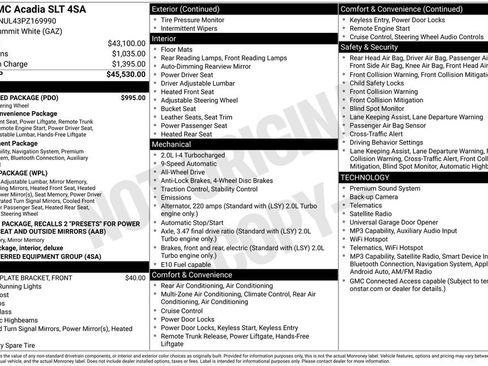 Used 2023 GMC Acadia SLT w/ Preferred Package AWD/4WD image 3