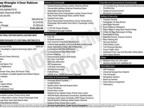 New 2025 Jeep Wrangler Unlimited Rubicon 392 AWD/4WD image 4