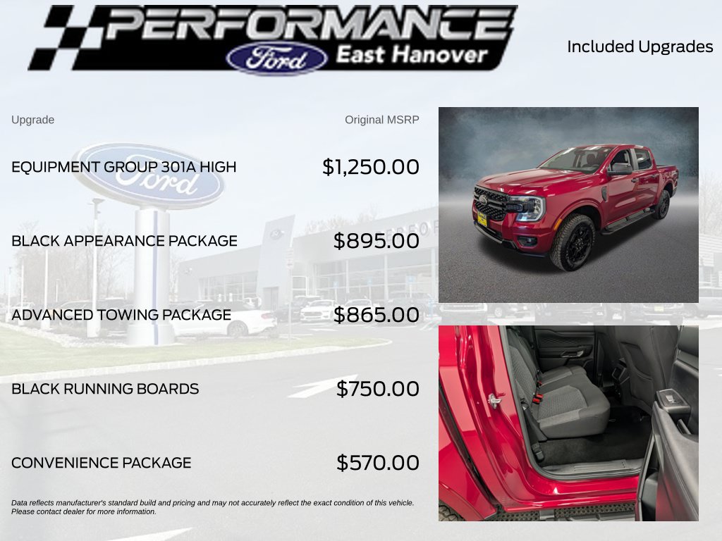 Used 2025 Ford Ranger XLT w/ Equipment Group 301A High AWD/4WD image 5