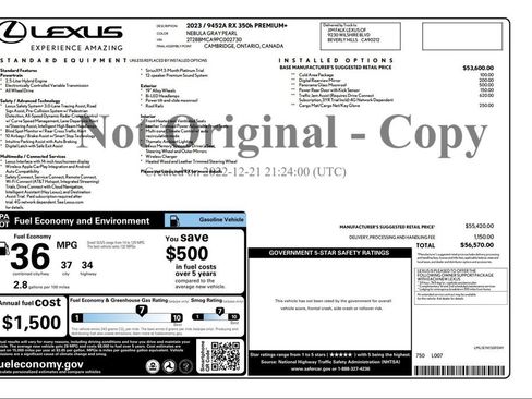 Used 2023 Lexus RX 350 image 3