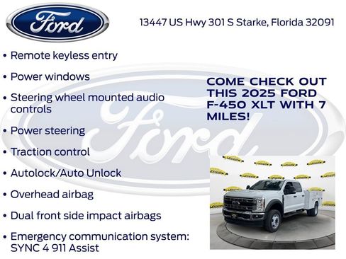 New 2025 Ford F450 XLT w/ XLT Value Package image 20